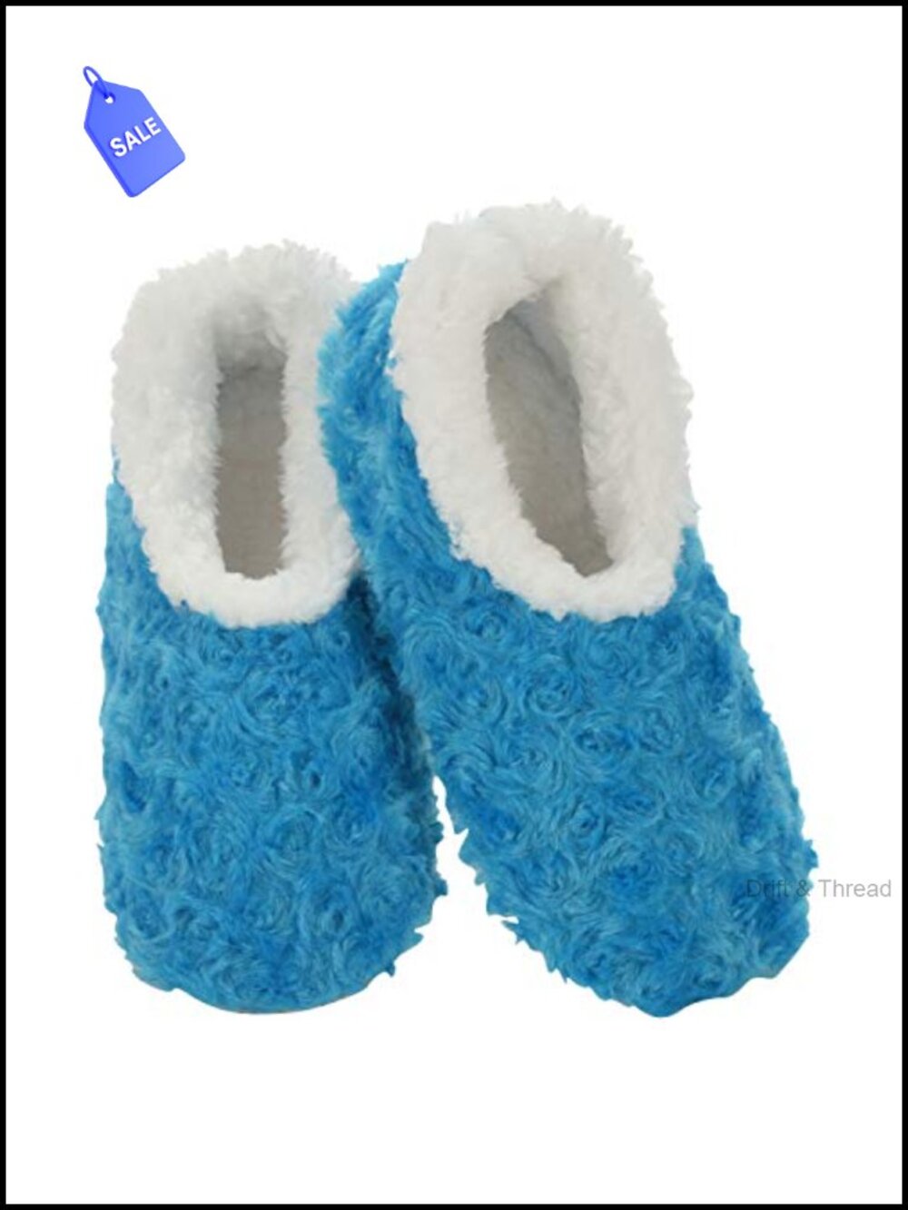 Snoozies Womens Slipper Socks Cozy Faux Fur Sherpa Lined Non Slip Sole